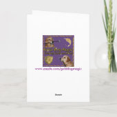 Bright Future Golden Afstuderen Kaart (Achterkant)