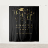 Bright Future Graduation Party Foto achtergrond Wandkleed (Voorkant)