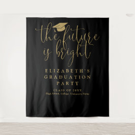 Bright Future Graduation Party Foto achtergrond Wandkleed