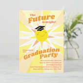Bright Future Graduation Party Kaart (Staand voorkant)