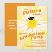 Bright Future Graduation Party Kaart (Voorkant / Achterkant)