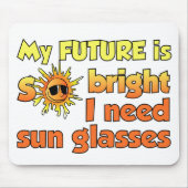 Bright Future mousepad Muismat (Voorkant)
