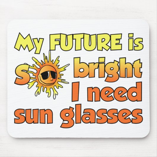 Bright Future mousepad Muismat (Voorkant)