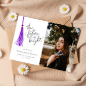 Bright Future Paarse Afstuderen aankondiging