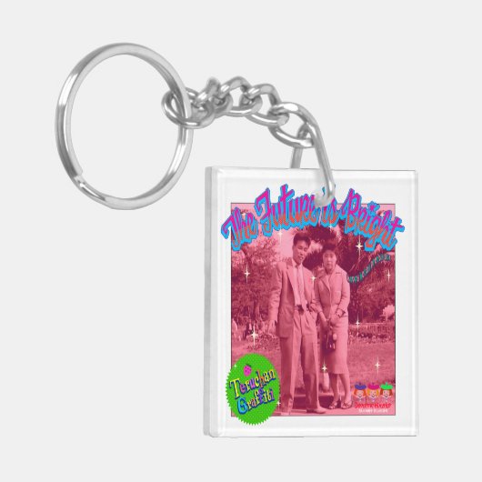 bright future sleutelhanger (Voorkant Links)