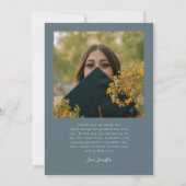 Bright Future Stars Multi Photo Slate Blue Grad Aankondiging (Achterkant)