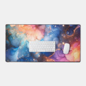 Bright Galaxy Alcohol Ink Bureaumat (Keyboard & Muis)