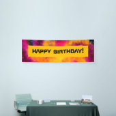 Bright Galaxy Birthday-banner Spandoek (Beurs)