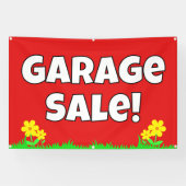 Bright Garage Sale Spandoek (Horizontaal)