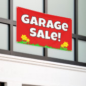 Bright Garage Sale Spandoek (Buitenkant Gebouw)