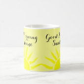 Bright Geel "Good Morning Sunshine" | Gele zon Koffiemok (Center)
