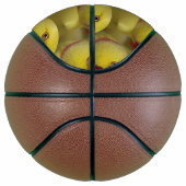 Bright Gele Lutino Indische ringnek Parrot Basketbal (Rechts)