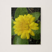 Bright Gele Marigold Puzzle Legpuzzel (Verticaal)