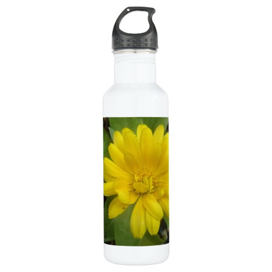 Bright Gele Marigold Waterfles (Voorkant)