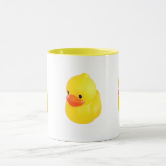 Bright Gele Rubber Duck Mok (Midden)