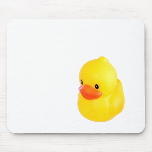 Bright Gele Rubber Duck Muismat (Voorkant)
