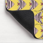 Bright gele vis muismat (Hoek)