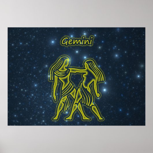 Bright Gemini Poster (Voorkant)
