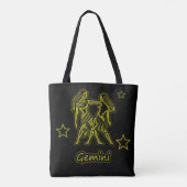 Bright Gemini Tote Bag (Achterkant)