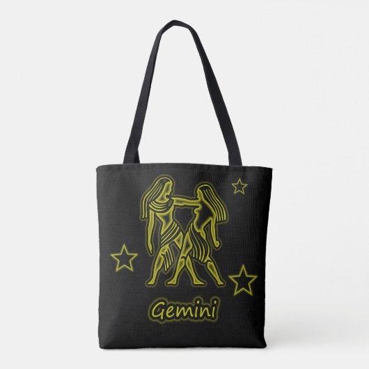 Bright Gemini Tote Bag (Achterkant)