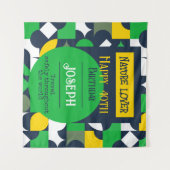 Bright Geo Wandkleed (Voorkant (horizontaal))