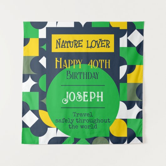 Bright Geo Wandkleed (Voorkant)