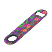Bright Geometric Bar Key Speed Bottle Opener Speed Flessenopener (Achterkant Gekanteld)