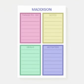 Bright Gepersonaliseerde takenlijst Post-it® Notes (Voorkant)