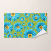 Bright Gerbera Daisy Pattern Bad Handdoek (Handdoek)