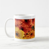 Bright Gerbera Flowers, Oranje geel, Flora Koffiemok (Links)