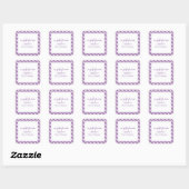 Bright Gingham Gepersonaliseerde Gift Stickers (Vel)