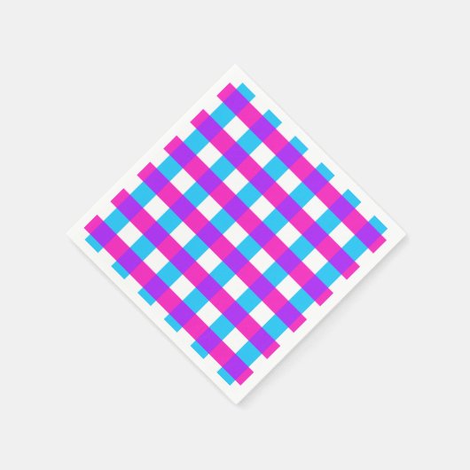 Bright Gingham Napkins Servet (Hoek)