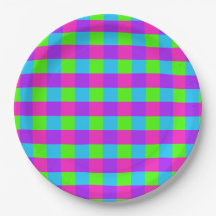 Bright Gingham Paper Borden - stijl 1