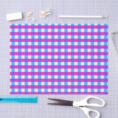 Bright Gingham Tissue Paper Tissuepapier (Craft)