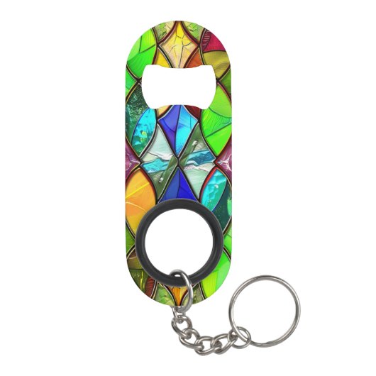 Bright Glas in lood Statement Mini Flessenopener (Achterkant)