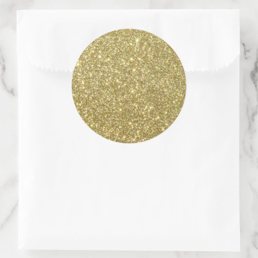 Bright Glitter Sparkles Ronde Sticker (Tas)