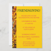 Bright Gold laat Thanksgiving vrienden geven Kaart (Voorkant)