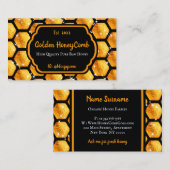 Bright Gold Pureraw Boerderij Glitz Honingraat Visitekaartje (Voorkant / Achterkant)