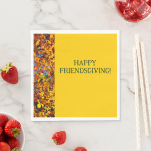 Bright Gold verlaat Thanksgiving Friendsgiving Servet