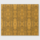Bright Gold Viper Snakeskin Cadeaupapier (Vlak)