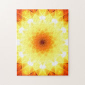 Bright Golden Zonsondergangen Mandala Legpuzzel (Verticaal)