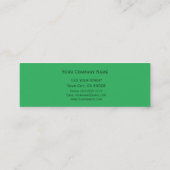 Bright Green Center Point Mini Visitekaartje (Achterkant)