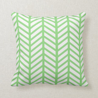 Bright Green Chevron Folders Kussen