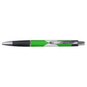 Bright Green Circle Monogram Pen (Achterkant)