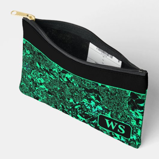Bright Green Cosmetic Bag Etui (Open)