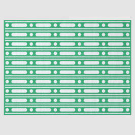 Bright Green Dot Border Decoupage Paper Tissuepapier