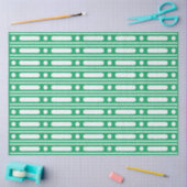 Bright Green Dots Border Decoupage Paper Tissuepapier (Craft)