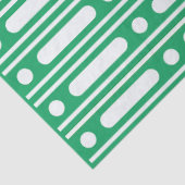 Bright Green Dots Border Decoupage Paper Tissuepapier (Detail)