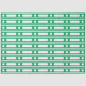 Bright Green Dots Border Decoupage Paper Tissuepapier (Voorkant)