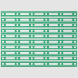 Bright Green Dots Border Decoupage Paper Tissuepapier